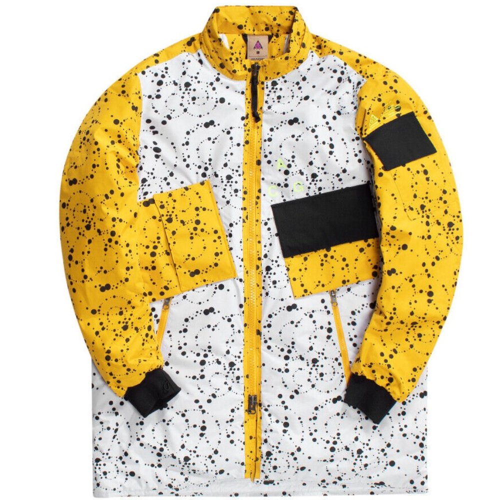 Nike Lab ACG Insulated Jacket AQ3531-100 White Yellow Coat Men's Size 2X… - Picture 1 of 13